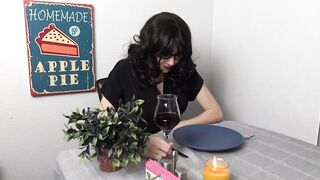 Public Orgasm With Lovense Lush In Fake Restaurant And Epic Fail In End