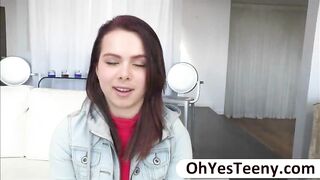 Petite Hottie Jennifer Swallows Big Cock And Her Pussy Gets Fucked