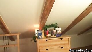 Nerdy Granny Is Picked Up And Fucked