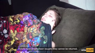 Family Therapy - Stepsister Gets A Powerful Cum In The Face In The Morning