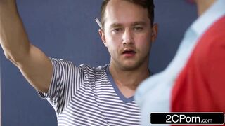 Sexy Busty Tattooed Teacher Anna Bell Peaks Fucks Her Luckiest Student