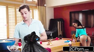 Beautiful Ebony Sex Fiend Kira Noir Looking For A Cock