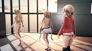 [mmd] Hmkj (printz, Murasama, Kongo)