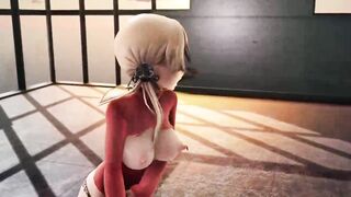 [mmd] Hmkj (printz, Murasama, Kongo)