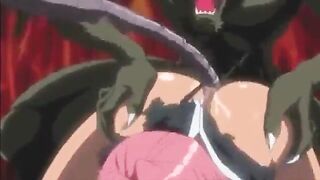 Dark Skin Hentai Girl Gets Gang Banged By Demons - Hentaiflex.com