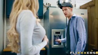 Horny Milf Gets Fucked In The Kitchen