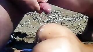 Offered Gfs Pussy To Turk On Beach