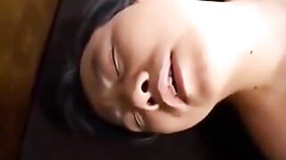 Mature Japanese Granny Masturbates