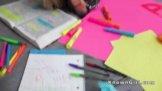 Petite Blonde Teen Banging Pov Homemade