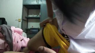 พี่สาวแอบเปิดประตูมาเย็ดน้อง Step Sister Want To Fuck In The Morning