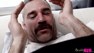 Teen Sisters Give Step Daddy Ultimate Father's Day Threesome