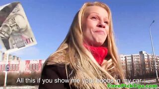 Pickedup Euro Slut Busty Babe Pov Banged