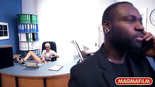 Huge Busty Milf German Interracial Secretary