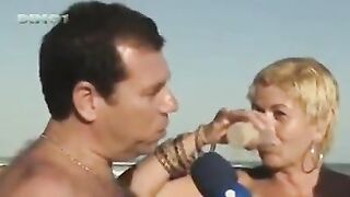 Real Nude Beach Brazilian Tv Report - Mulher Melao