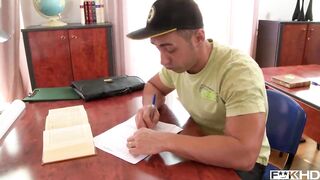 Hardcore Fuck Leads To Spurt Of Cum All Over Tutor Sandra Boobies' Big Tits