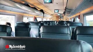 Public Train Sex And Surprise Creampie - Amateur Couple Kim And Paolo