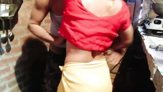 First Time, The Servant Fucking The Landlady In The Kitchen