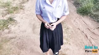 Melon Ice - นักเรียน เย็ดกับครูแลกเกรดในป่า วิชาชีวะ (thai Teen Fuck With Teacher, Redeem Grades)