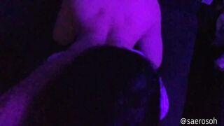 Petite Asian Girl Sucks And Fucks His Big Dick After A Late-night Movie