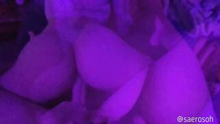 Petite Asian Girl Sucks And Fucks His Big Dick After A Late-night Movie