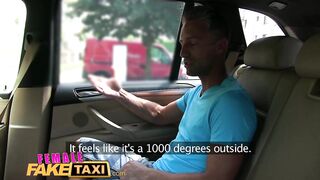 Female Fake Taxi Busty Sexy Driver Milks Studs Cock