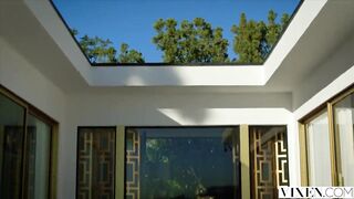 Vixen Harley Dean And Kira Noir Share A Huge Cock