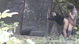 Voyeur Caught Teens Fucking In The Park