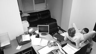Seduction Of Office Secretary Caught On Hidden Security Cam