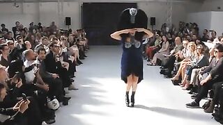 Sexy Nude In Public Catwalk Model Fashion Show