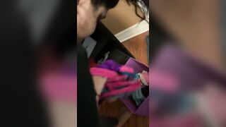 Step Mom Let’s Son Jack Off On Thongs