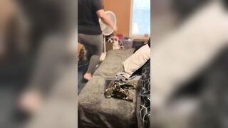 Step Mom Let’s Son Jack Off On Thongs