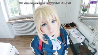 Violet Evergarden Cosplay Pov Blowjob