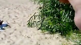 Dickflash - Ninja Cum On Sunbathing Girl