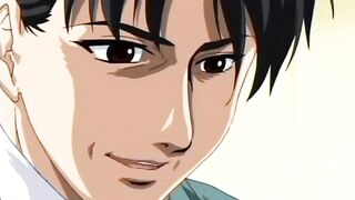 Office Girl Squeezes Cock Between Anime Boobs