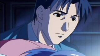 Office Girl Squeezes Cock Between Anime Boobs