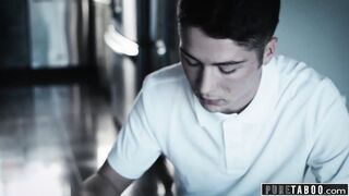 Pure Taboo Blair Williams Tricks Momma's Boy Stepbro Into Fuck!