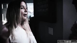 Pure Taboo Blair Williams Tricks Momma's Boy Stepbro Into Fuck!