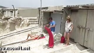 On A Public Beach Naomi Meeting Lexo