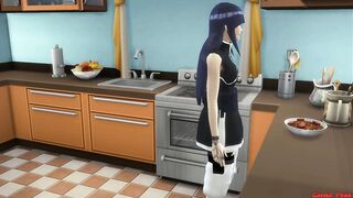 Naruto Hentai Sasuke Fucks Hinata In The Ass While Husband Sleeps Ntr