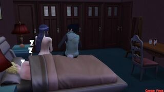 Naruto Hentai Sasuke Fucks Hinata In The Ass While Husband Sleeps Ntr