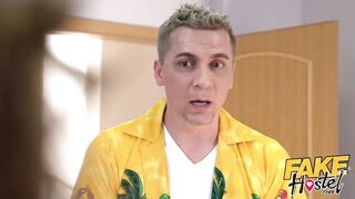 Fake Hostel Sweaty Hot Festival Girls Turn On Landlord