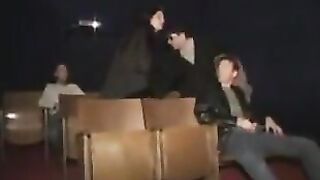 Perverted Notary Take Busty Widow To The Adult Cinema