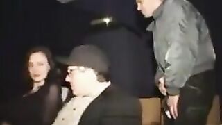 Perverted Notary Take Busty Widow To The Adult Cinema