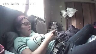 Milf Caught Masturbating Explodes In Anger, Then Orgasms