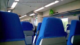 Public Blowjob In The Train