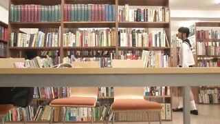 Asian Schoolgirl Seduces Teacher In Library