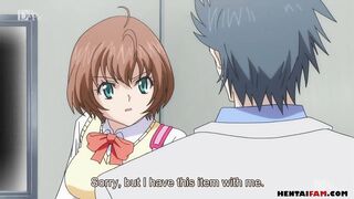 The Train Punishment For The Busty Young Girl - Hentai Uncensored