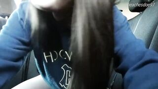 Fucking Myself In My Backseat In Public