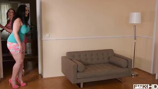 Curvy Milfs Laura Orsolya & Anastasia Lux Go Nuts In Big Tits Threesome