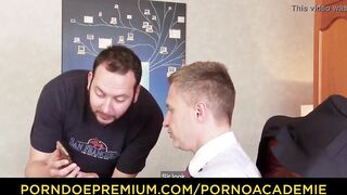 Porno Academie - Lustful French Teacher Marina Beaulieu Ass & Pussy Fucked Hard In Threeway